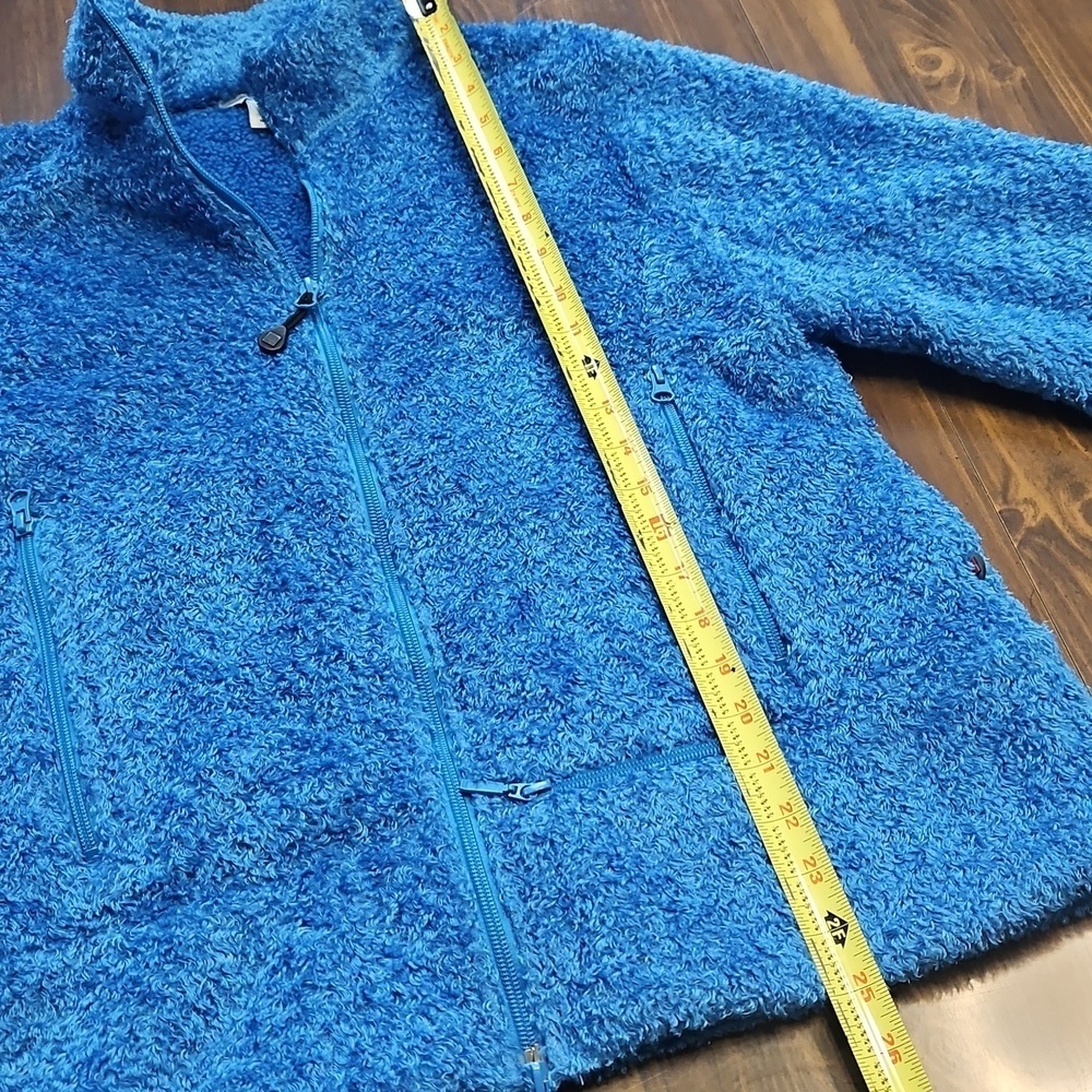Woolrich Blue Fleece Zip-Up Jacket - Picture 12 of 14